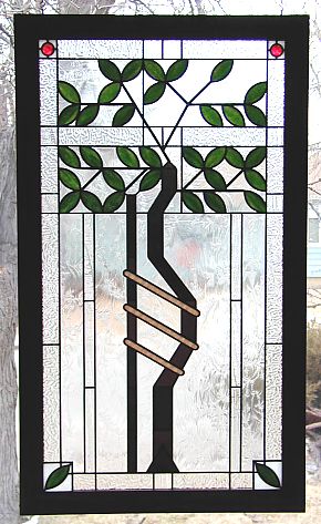 stained glass business sign