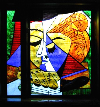 picasso stained glass